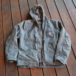 Grey carhartt coat